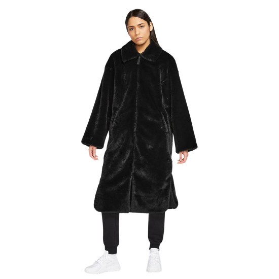 Nike Γυναικείο μπουφάν Sportswear FX Fur GFX AOP Long Jacket